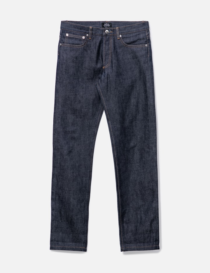 Apc Unwashed Jeans In Blue