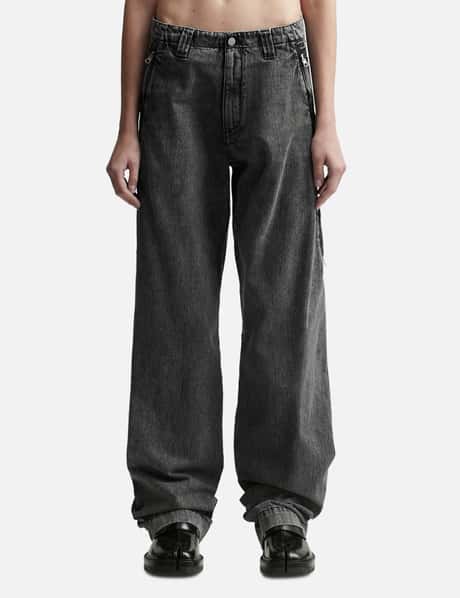 MM6 Maison Margiela Zip detail Jeans