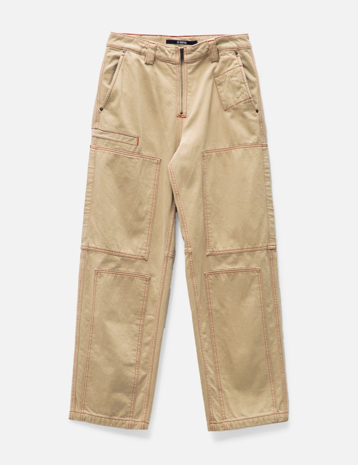 Jacquemus Nîmes Cargo Cargo Trousers In Beige