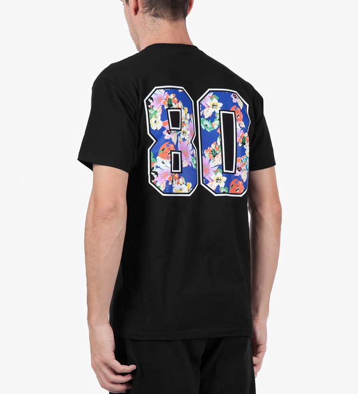 Black S Flower T-Shirt Placeholder Image