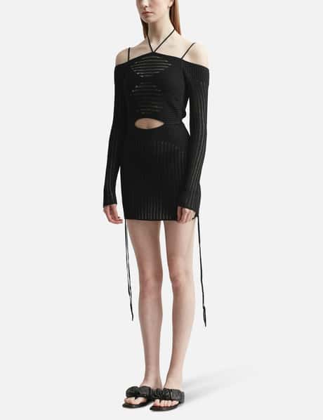 Ribbed Knit Mini Dress view 7