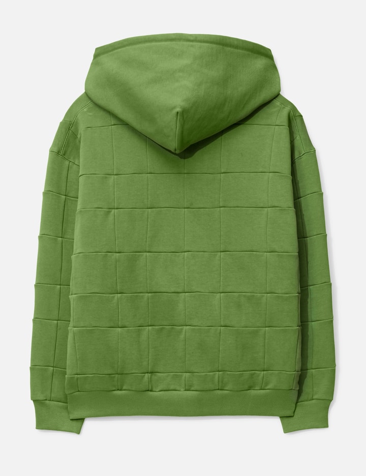 Green Patchwork Zip Up Hoodie Placeholder Image
