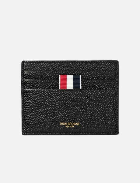 Cardholder With Note Compartment In Pebble Grain view 4