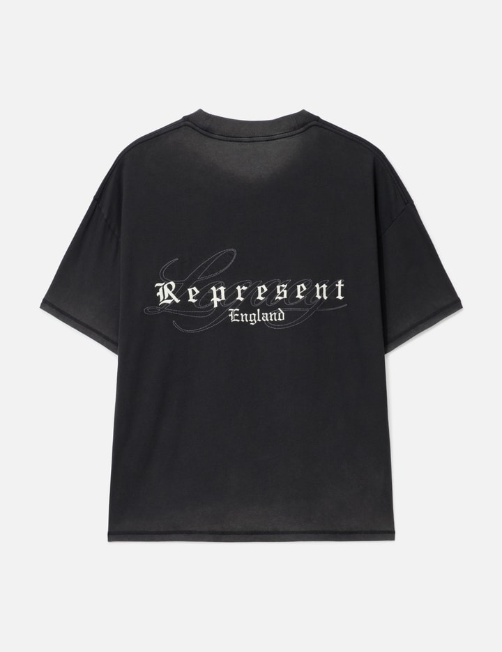 Represent Black Cotton Oversize England Legacy T-shirt In Blue