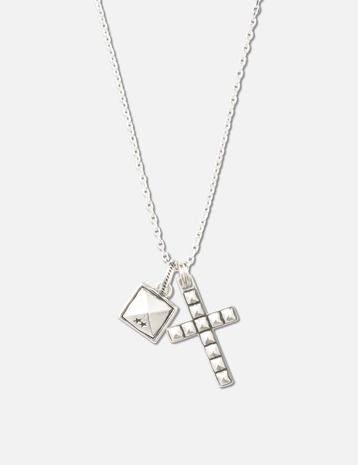 Studded Cross Necklace