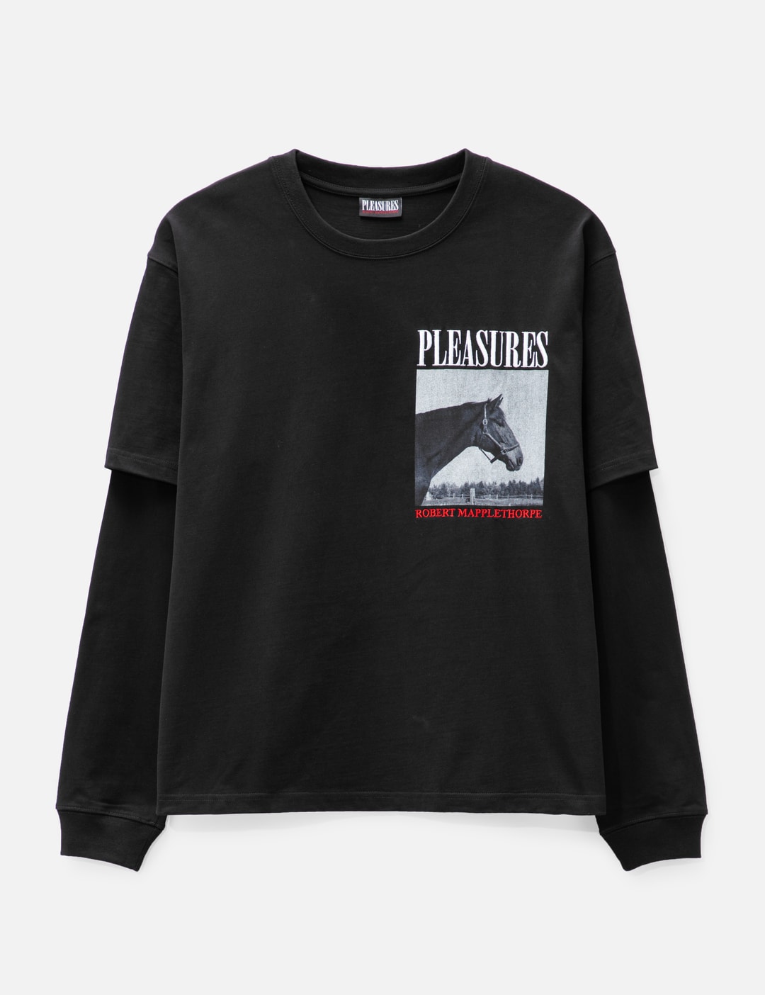 T-shirt PLEASURES Becuz Layered Long Sleeve