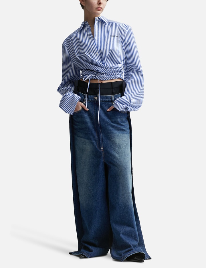 Stripe Tie Shirt Placeholder Image