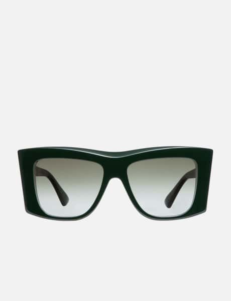 Bottega Veneta Visor Recycled Acetate Square Sunglasses