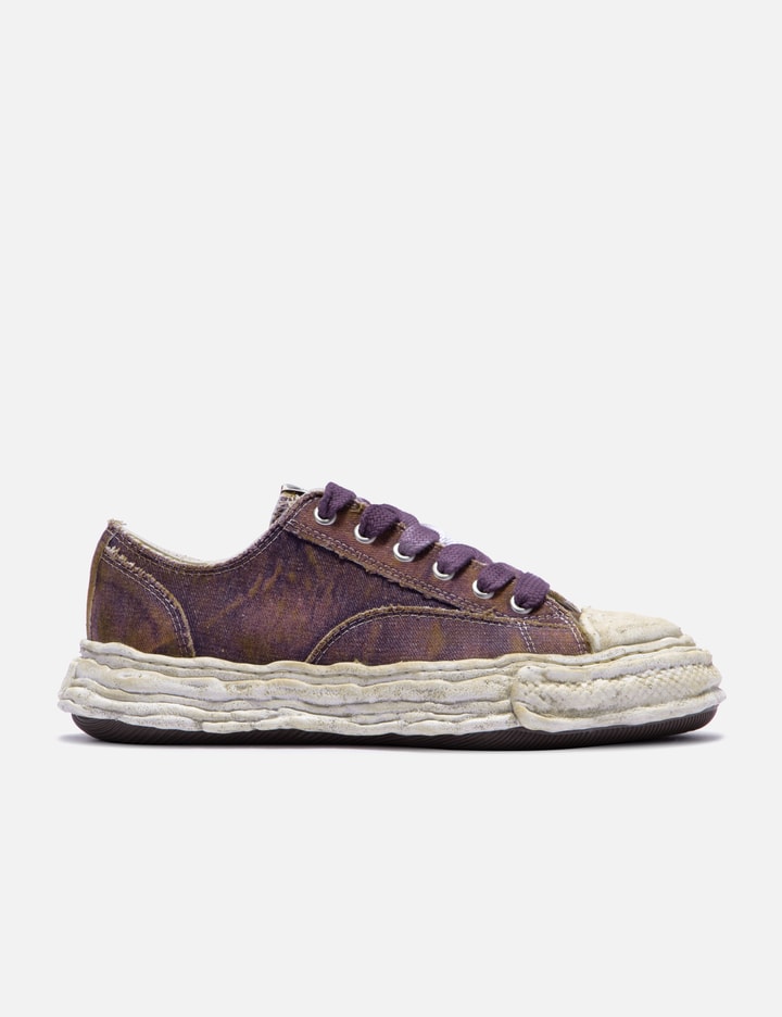 Miharayasuhiro Peterson 23 Og Sole Washed Denim Low Sneakers In Purple