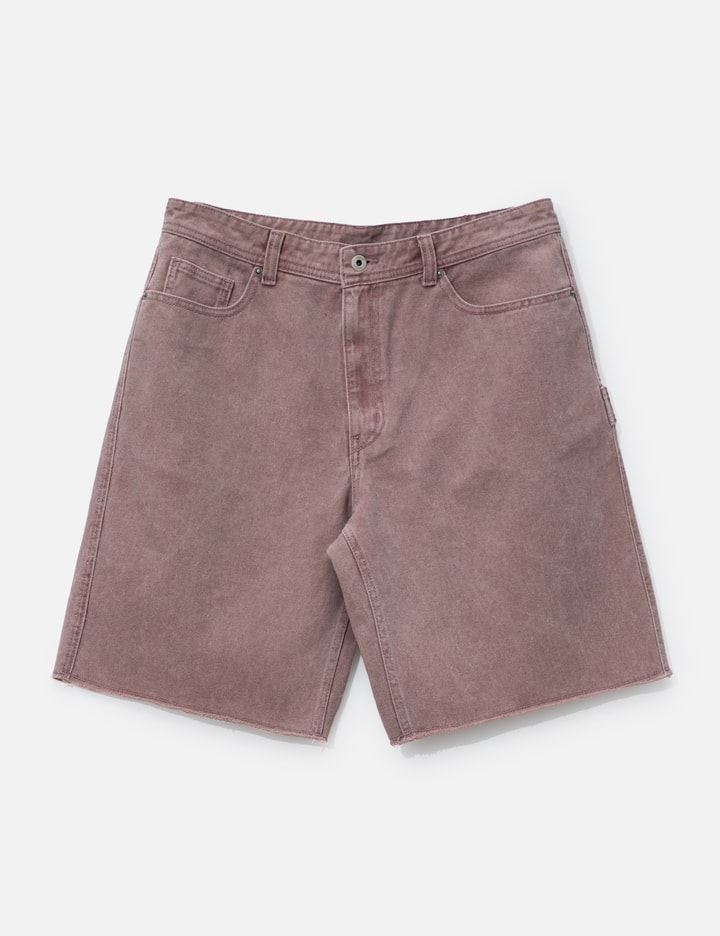COOR Washed Cutoff Denim Shorts