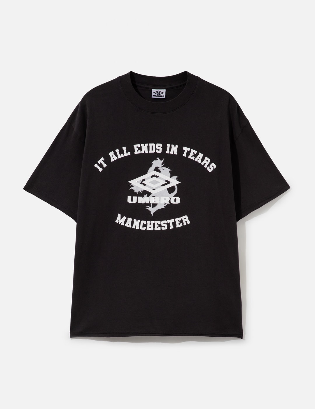 Umbro Slam Jam X It All Ends In Tears T-shirt In Black
