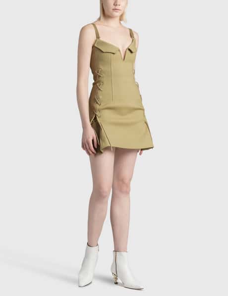 Dion Lee Laced Bonded Mini Dress HBX