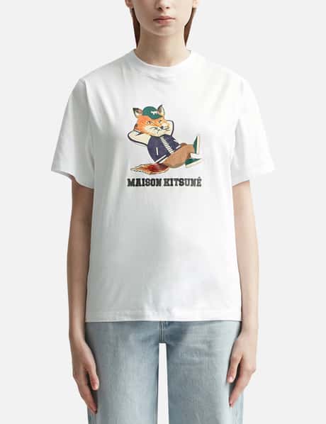 Maison Kitsuné 드레스트 폭스 이지 티셔츠