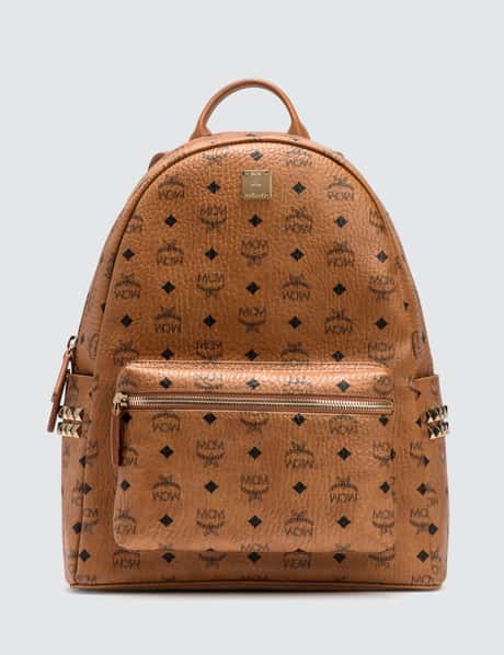 MCM - Stark Side Studs Backpack In Visetos | HBX display picture 1