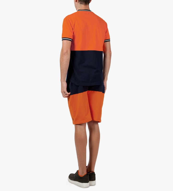 Orange Split Sweatshorts Placeholder Image