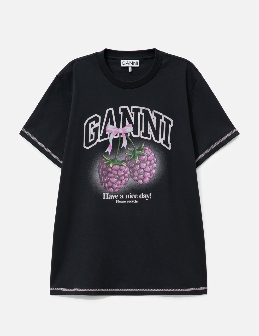 BASIC COTTON JERSEY RASPBERRY PRINT BASIC COTTON JERSEY RASPBERRY PRINT