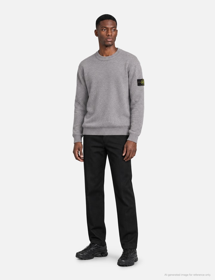 Stone Island Pure RWS Wool Loose-Fit Crewneck Sweater