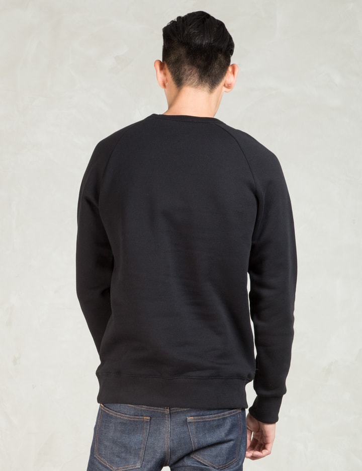 Black Patchwork Fox Sweatshirt Placeholder Image