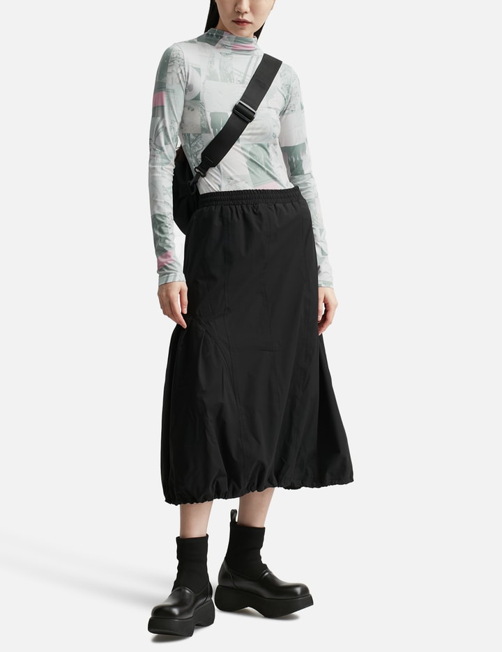 Printed Mock Neck Cycling Jersey Top Placeholder Image