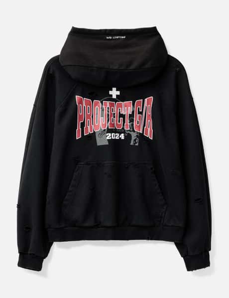 PROJECT G/R - Two-Faced Washed Hoodie | HBX - ハイプビースト 
