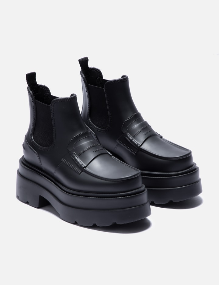 Alexander Wang Carter Platform Rain Boots In Black