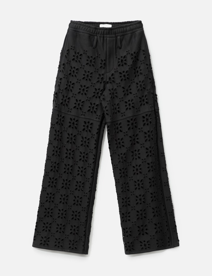 FLOWER HOLE SWEAT PANTS Placeholder Image