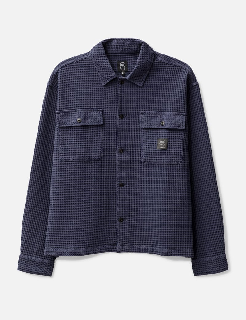 waffle shirt button