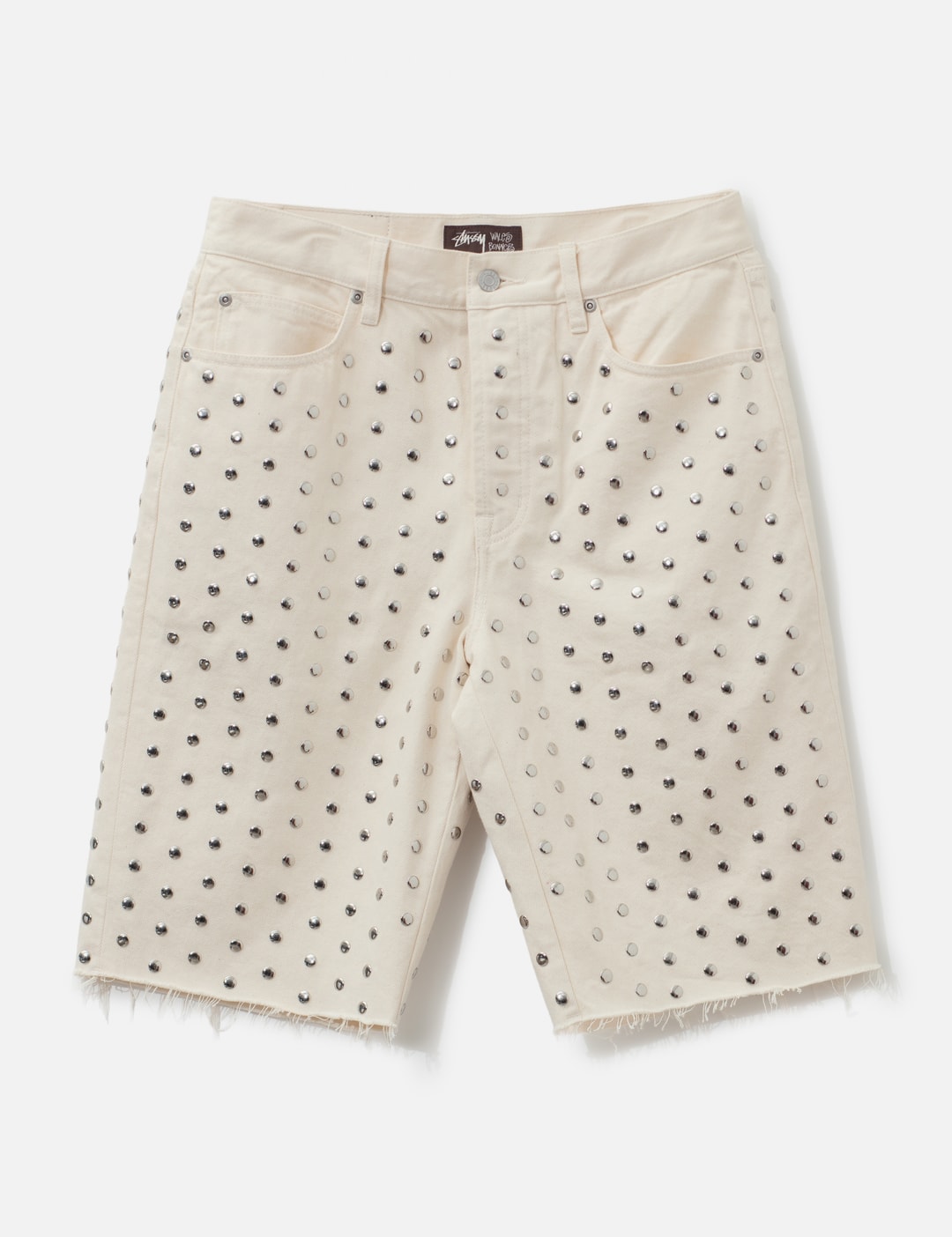 Wales Bonner Studded Denim Shorts view 4