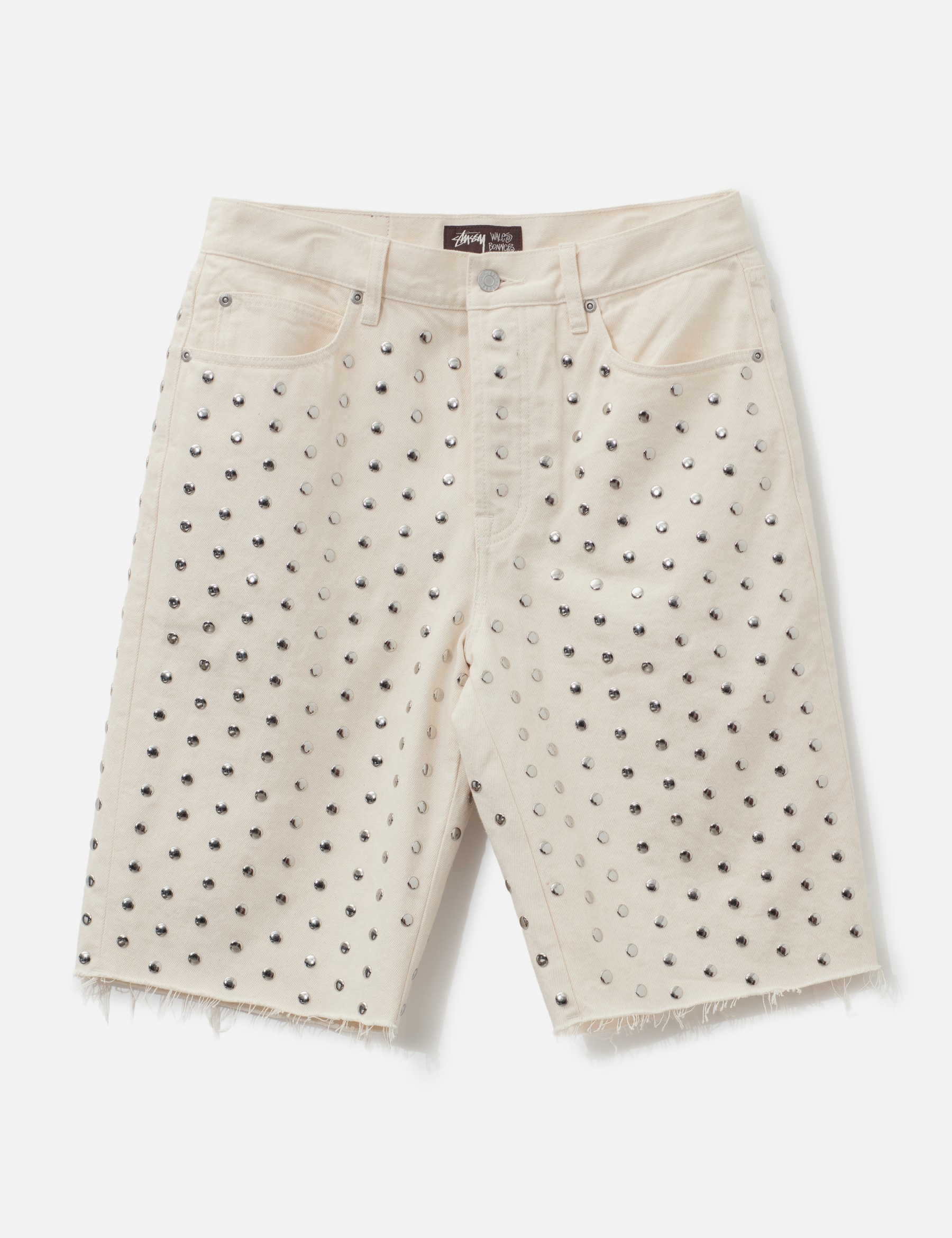 Wales Bonner Studded Denim Shorts view 7