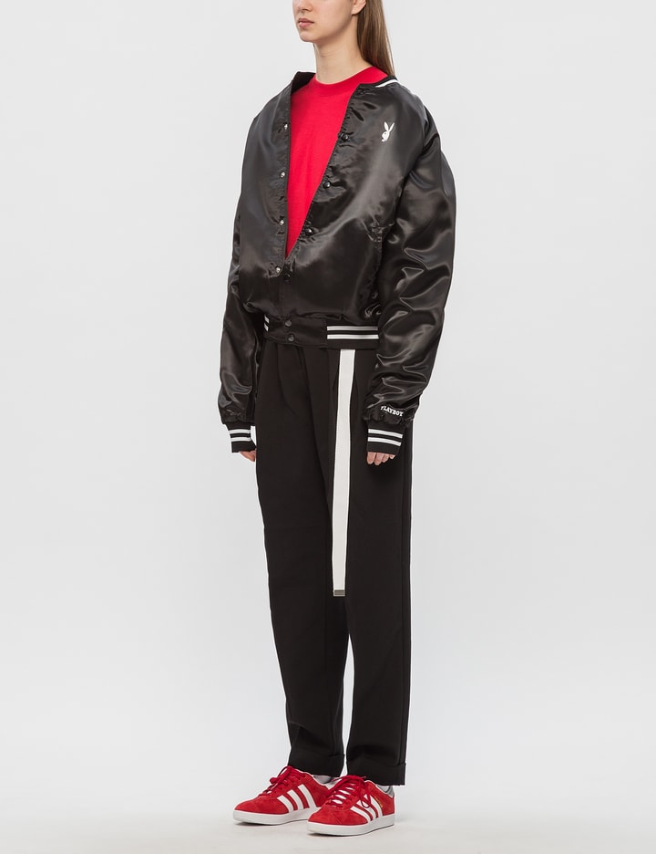 Playboy Embroidered Satin Jacket Placeholder Image