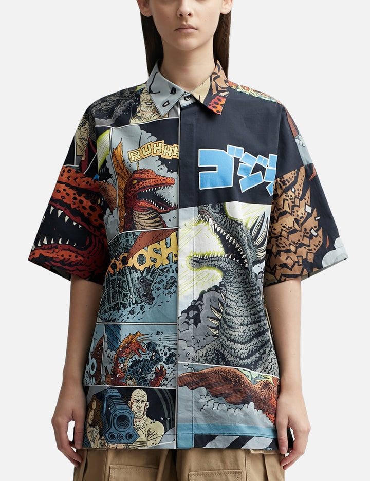 Godzilla X Dhruv Kapoor Kimono Shirt Placeholder Image