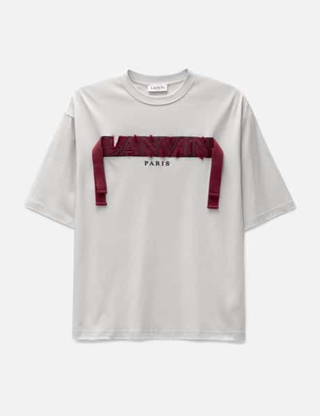 Lanvin オーバーサイズ ランバン カーブレース Tシャツ