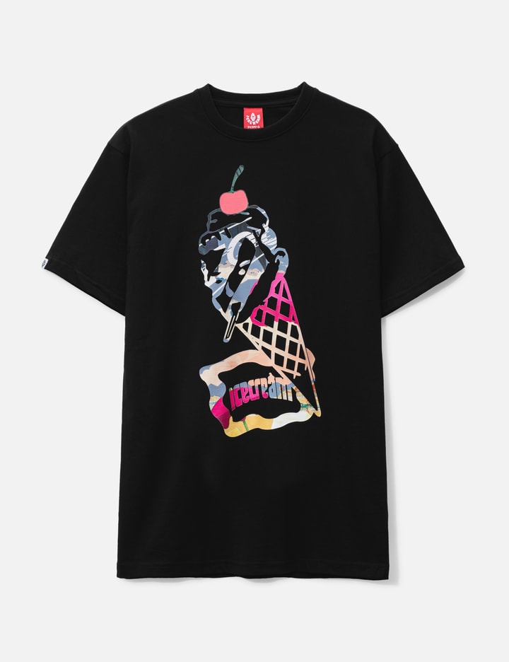 Icecream Cucumber Ss T-shirt In Black