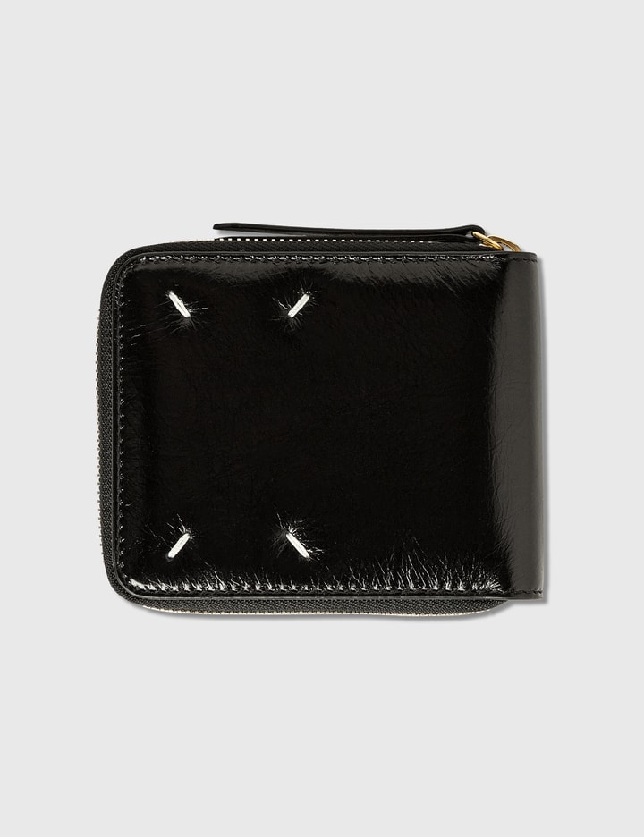 Polished Leather Zip Wallet Placeholder Image