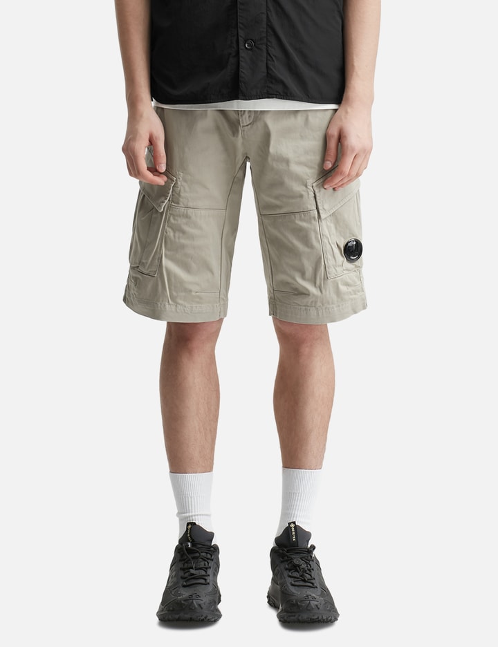 Stretch Sateen Cargo Shorts Placeholder Image