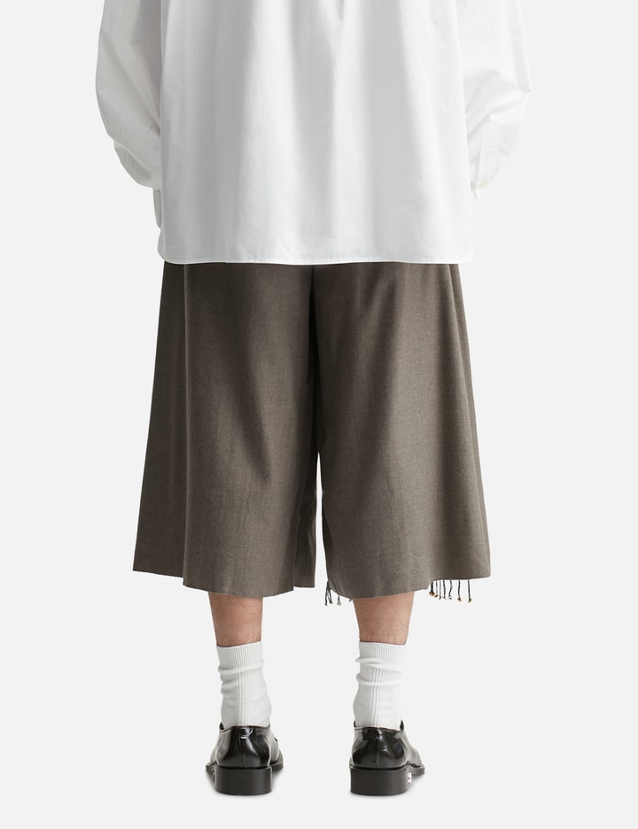 Gray Shortened Wide Leg Trouser Placeholder Image