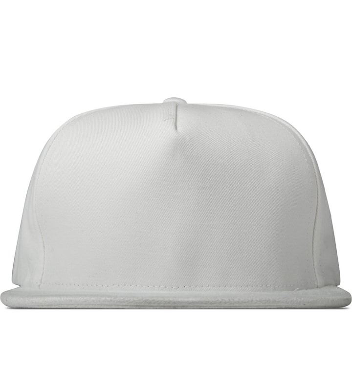 White Hockey Arch Strapback Cap Placeholder Image