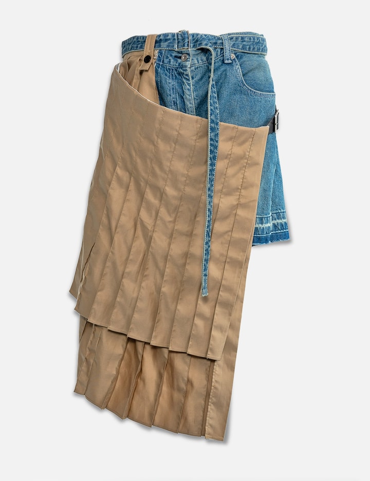 SACAI Deconstructed Denim Skorts Placeholder Image