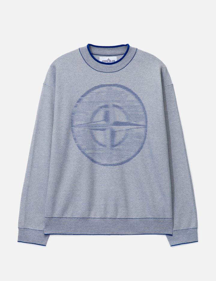 Stone Island Blurred Emblem Knit Sweater