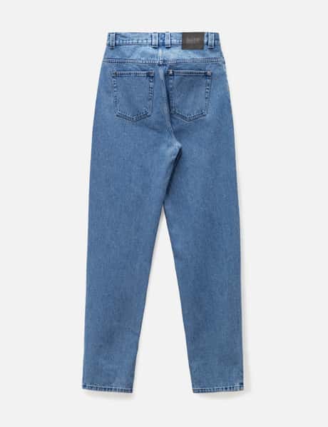 GmbH - Wide Leg Double Zips Denim Trousers | HBX - Globally 