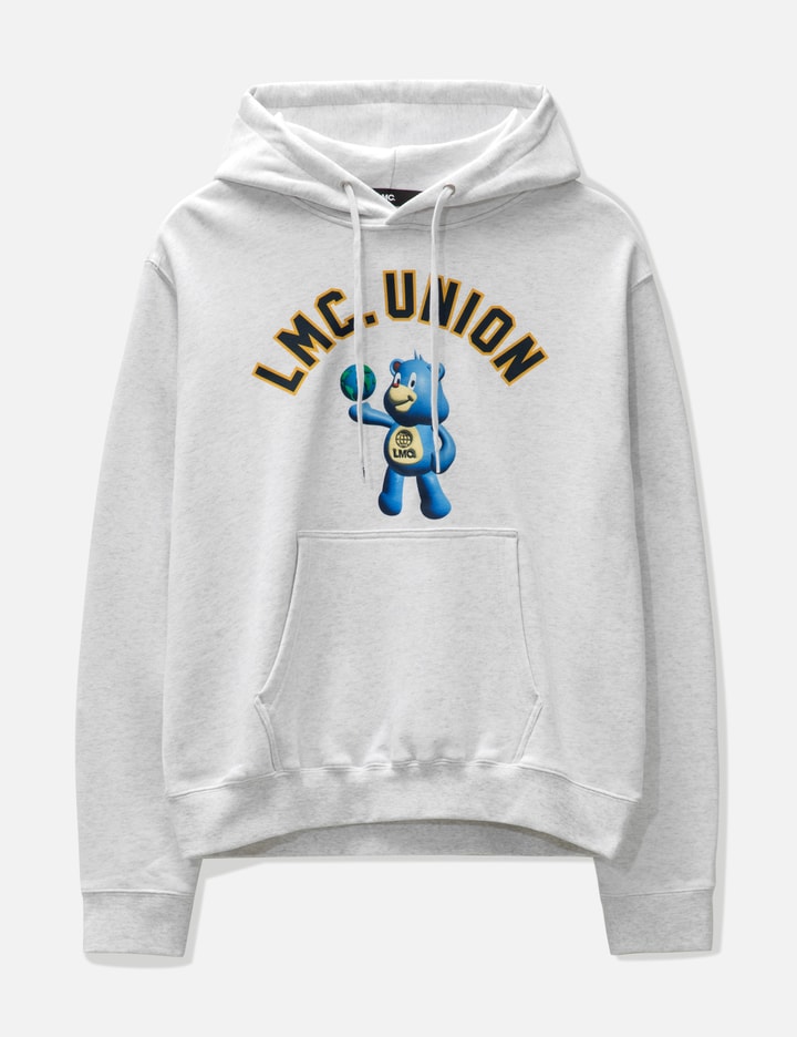 Lmc Union Bear Hoodie In Grey