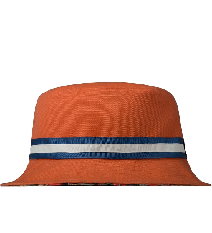 Cherry Tomato/Stone Roses Reversible Bucket Hat Placeholder Image