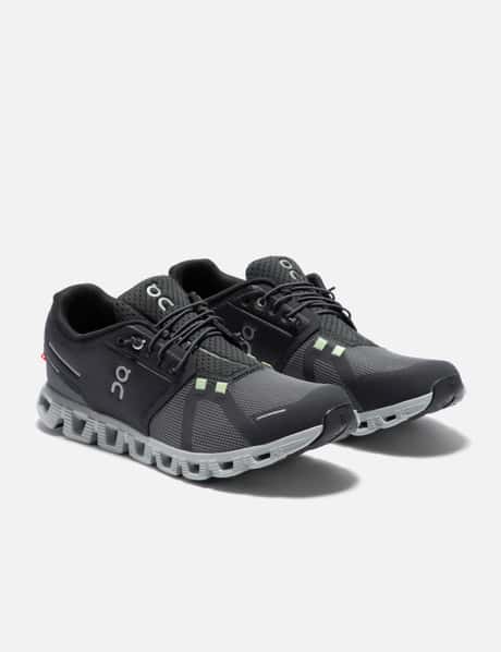 ON Mens CLOUD 5 WATERPROOF ALL BLACK - Paragon Sports