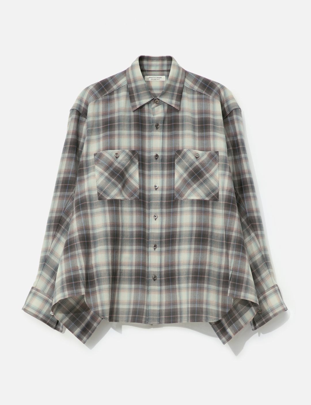 Double-End Fresco Flannel Check Shirt view 11