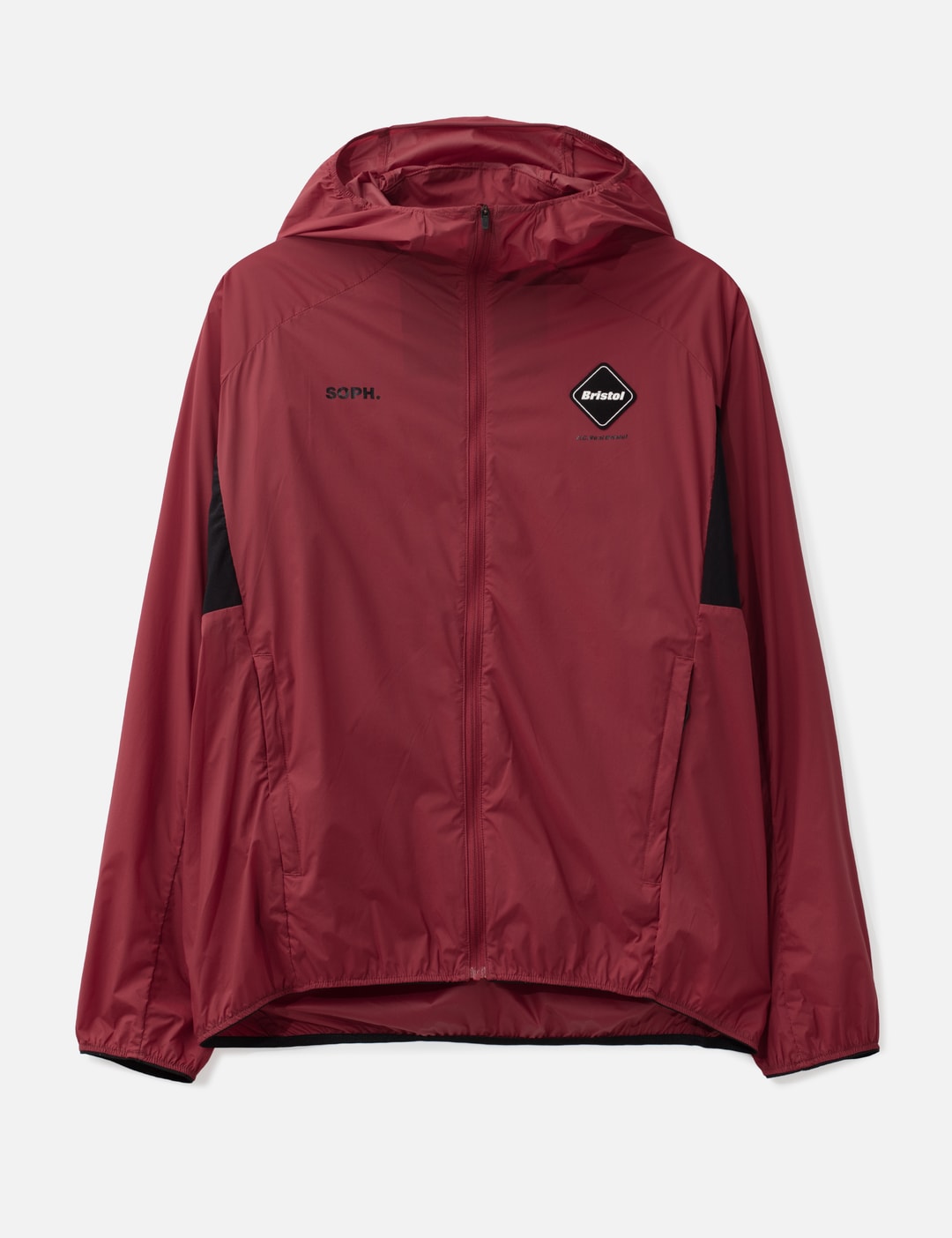 F.c. Real Bristol Light Weight Breathable Packable Hoodie In Brown