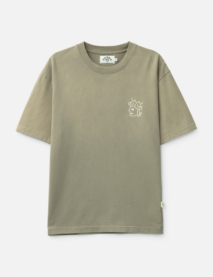 Victoria Sun Faded Queenhead Logo Short Sleeve T-Shirt