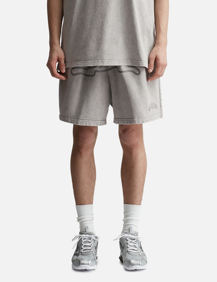 Grocery GROCERY X ICECREAM SNOW WASHED RUNNING DOG SWEAT SHORTS