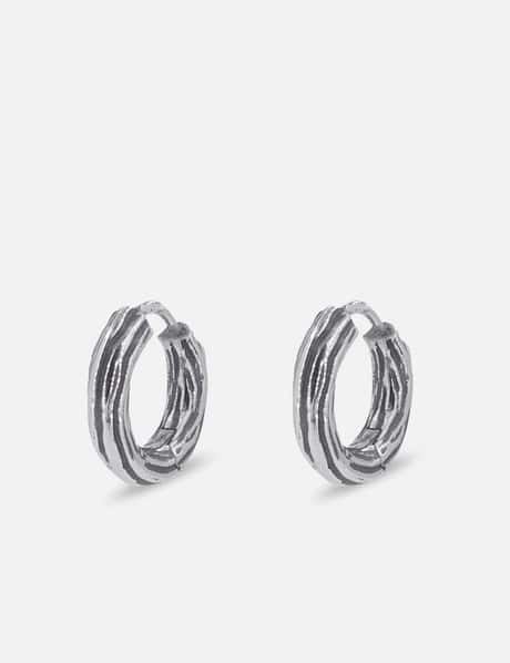 MIDNIGHTFACTORY Woody Hoop Earrings