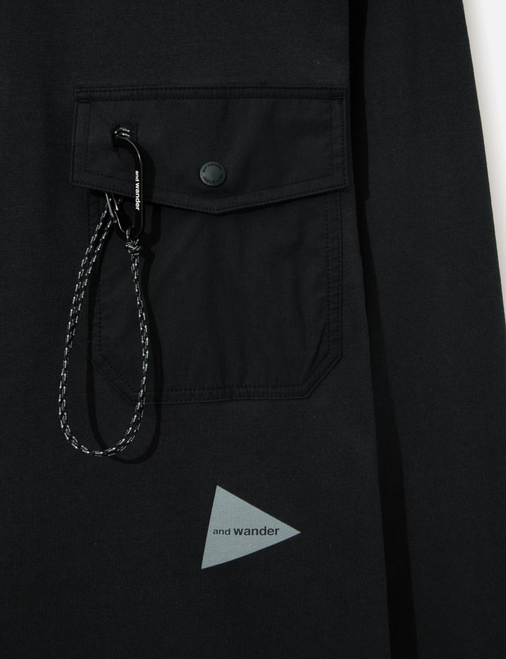 and wander Heavy Cotton Pocket LS T