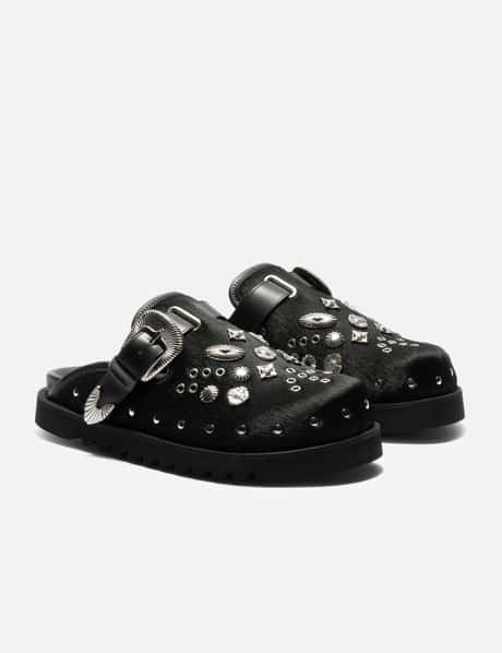 HBX Exclusive Black Pony Mule view 11
